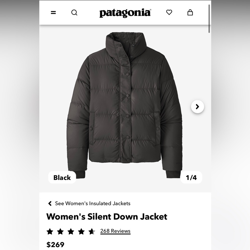 Patagonia Women's Silent Down Jacket